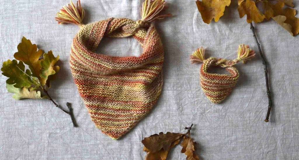 Dreieckstuch stricken - Anleitung in 4 Schritten | Lila Lämmchen Onlineshop