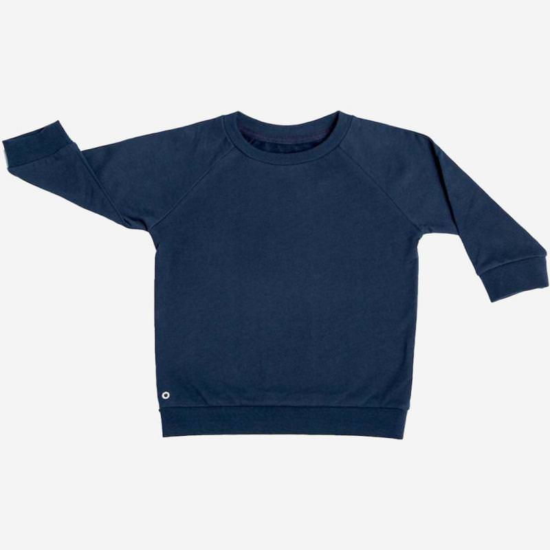 Kinder Sweater von Orbasics aus Bio-Baumwolle in night blue