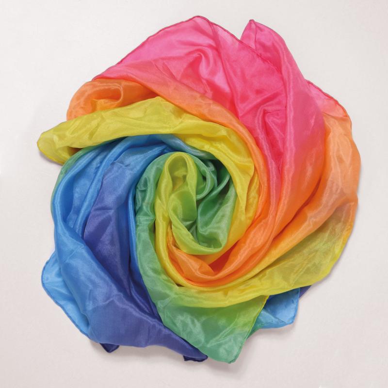Spielseide Regenbogen von Sarah´s Silks (Grimms)