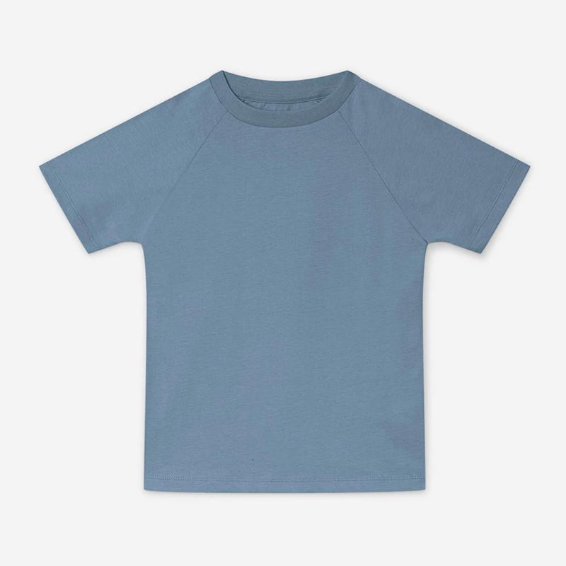 T-Shirt Baumwolle pigeon blue