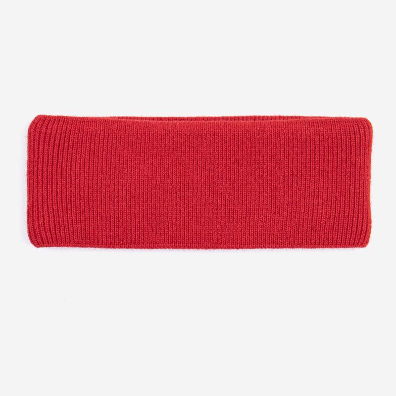 Stirnband von Ganterie aus Wolle/Baumwolle in rot