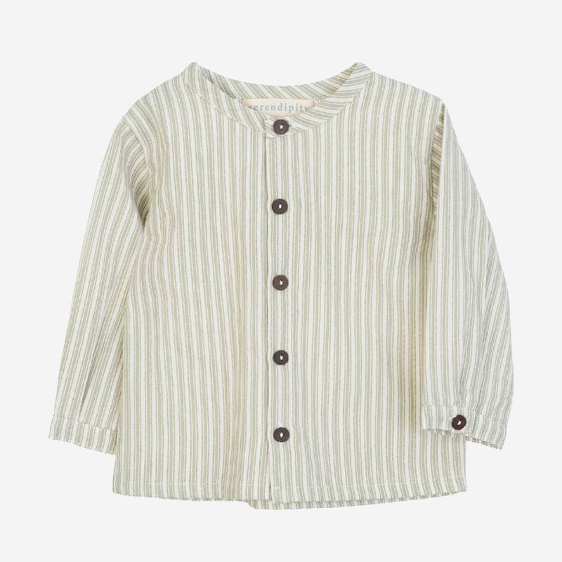Baby Shirt von Serendipity aus Bio-Baumwolle in Laurel stripe