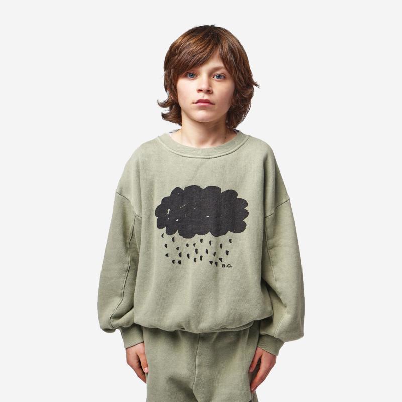 Kinder Sweatshirt Cloud von Bobo Choses aus Bio-Baumwolle und recycelter Baumwolle