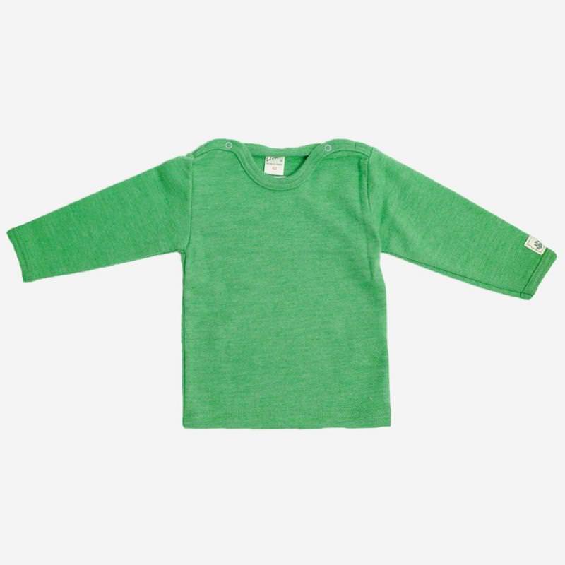 Baby Shirt aus Wolle/Seide von Lilano in grün