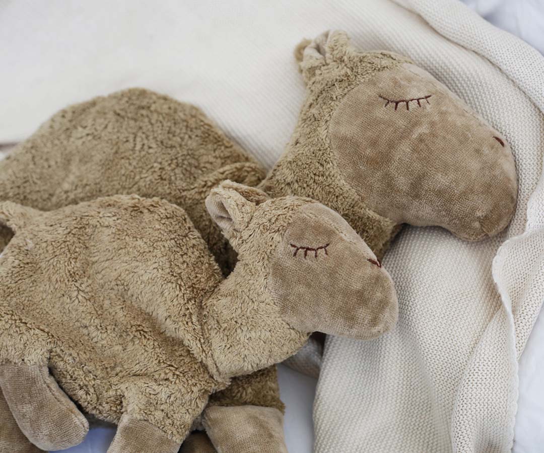 Kuscheltier Kamel mit Wärmekissen von Senger aus Bio-Baumwolle