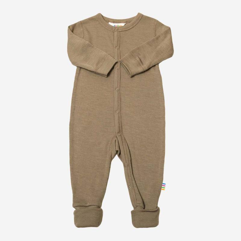 Baby Schlafanzug von Joha aus Wolle/Seide in beige
