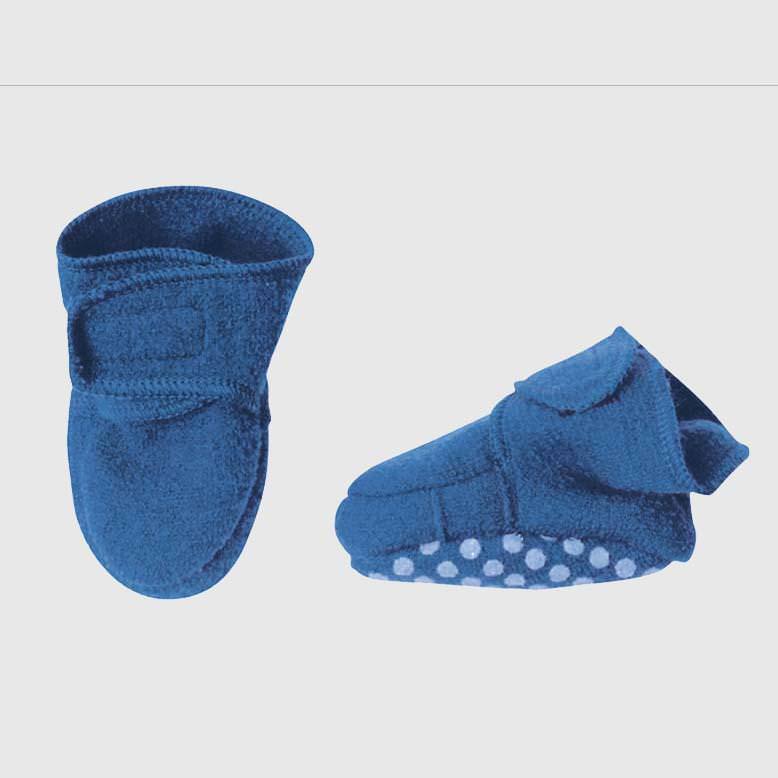 Baby Walk-Schuhe von Disana aus Wolle in blau