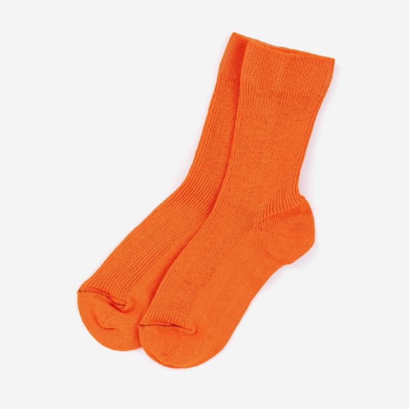 Kinder Socken von Hirsch aus Bio-Baumwolle in orange