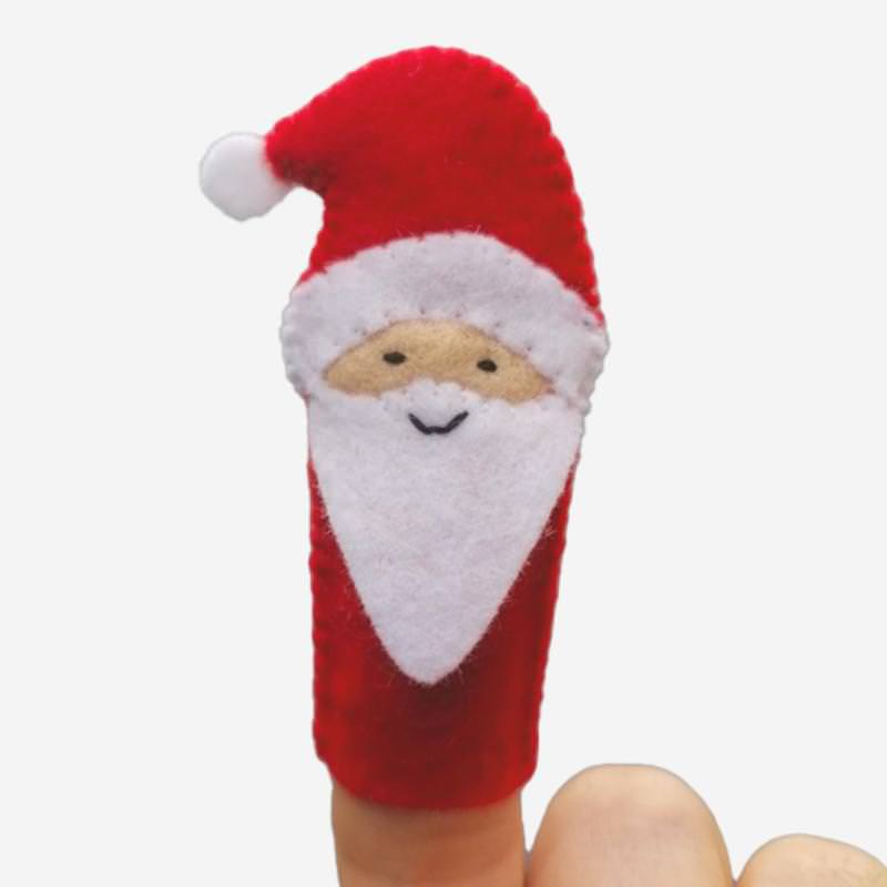 Kleine Filz Freunde Fingerpuppe Sankt Nikolaus