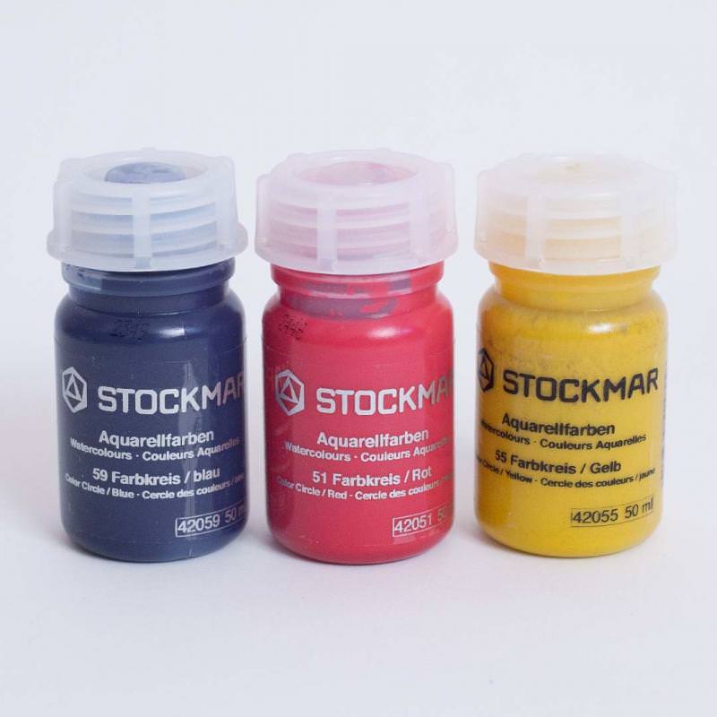 Aquarellfarben Farbkreisfarben von Stockmar 50 ml