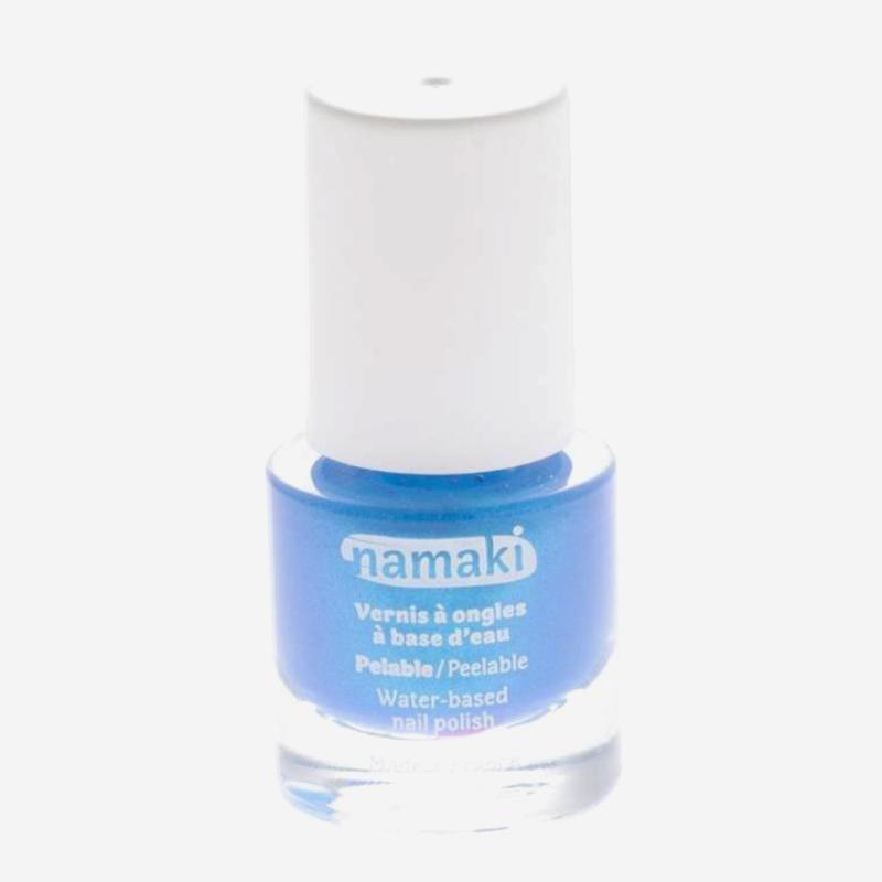 Wasserbasierter Nagellack von Namaki Cosmetics in electric blue
