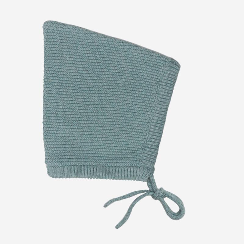 Retro Mütze von Puri Organic aus Baumwolle/Seide in seagreen