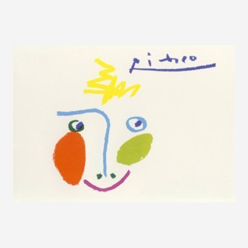 Postkarte „Lavandiére“ von Pablo Picasso