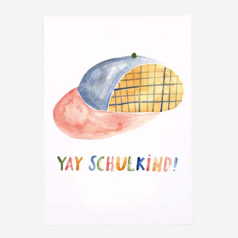 Postkarte Yay Schulkind Sarah Neuendorf