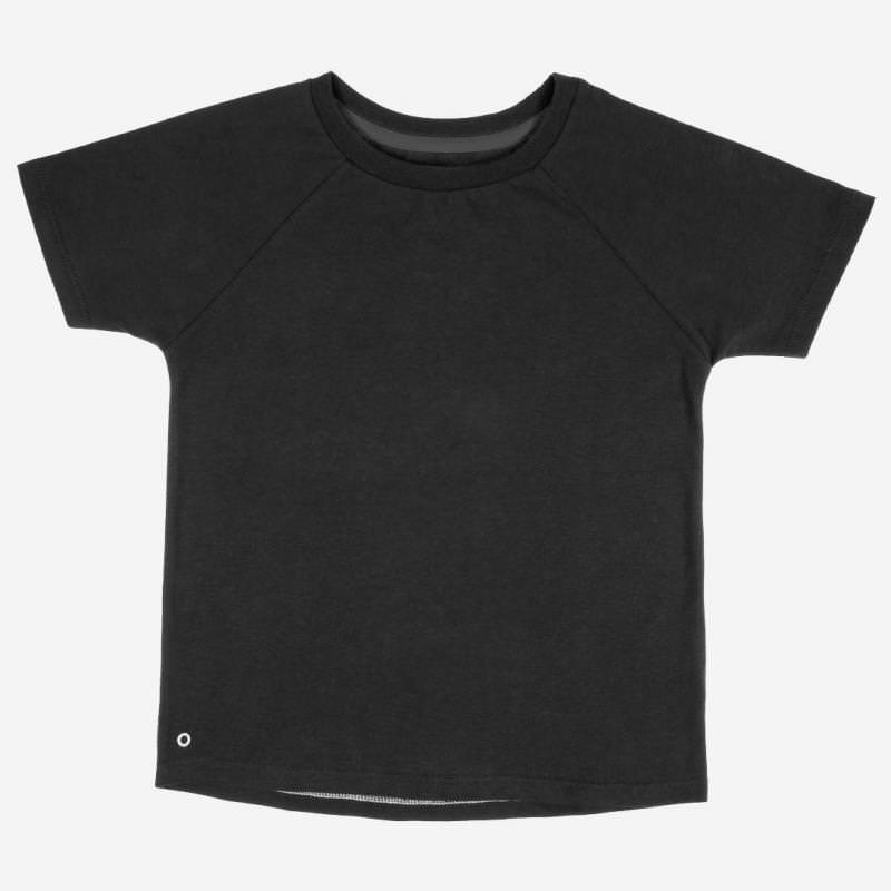 Kinder T-Shirt The Luxury Tee von Orbasics aus Bio-Baumwolle in cosmic black