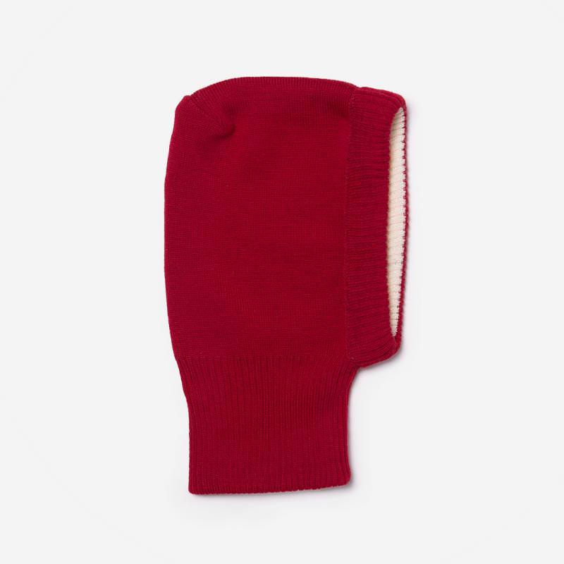 Schalmütze von Ganterie aus Wolle/Baumwolle in rot