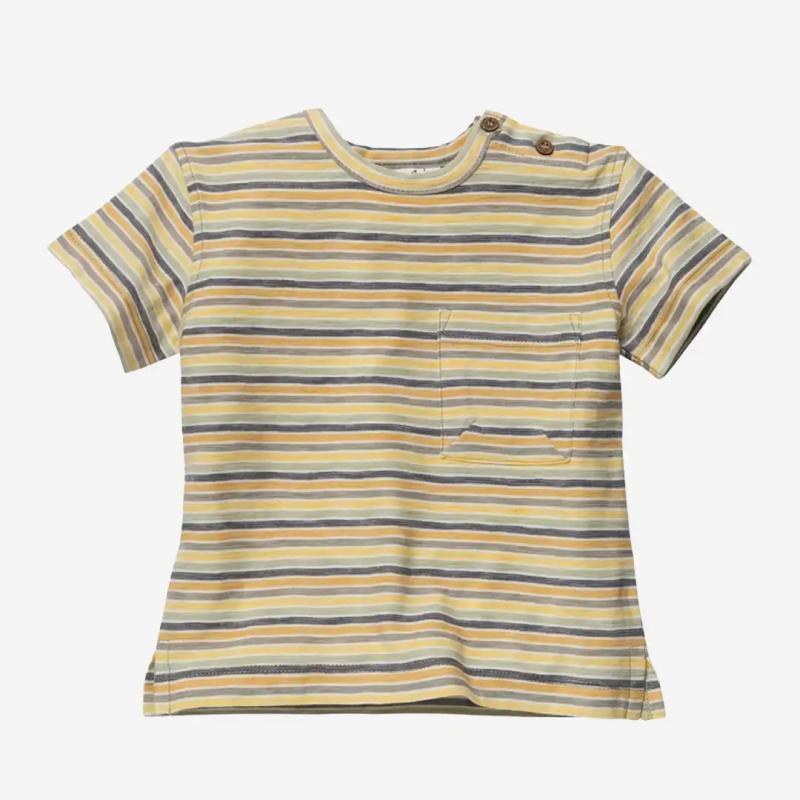 Baby Shirt People Wear Organic Bio-Baumwolle bunt geringelt