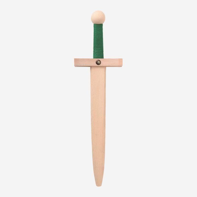 Spielzeug Schwert Lancelot von Spielzeug Manufaktur aus Holz in grün