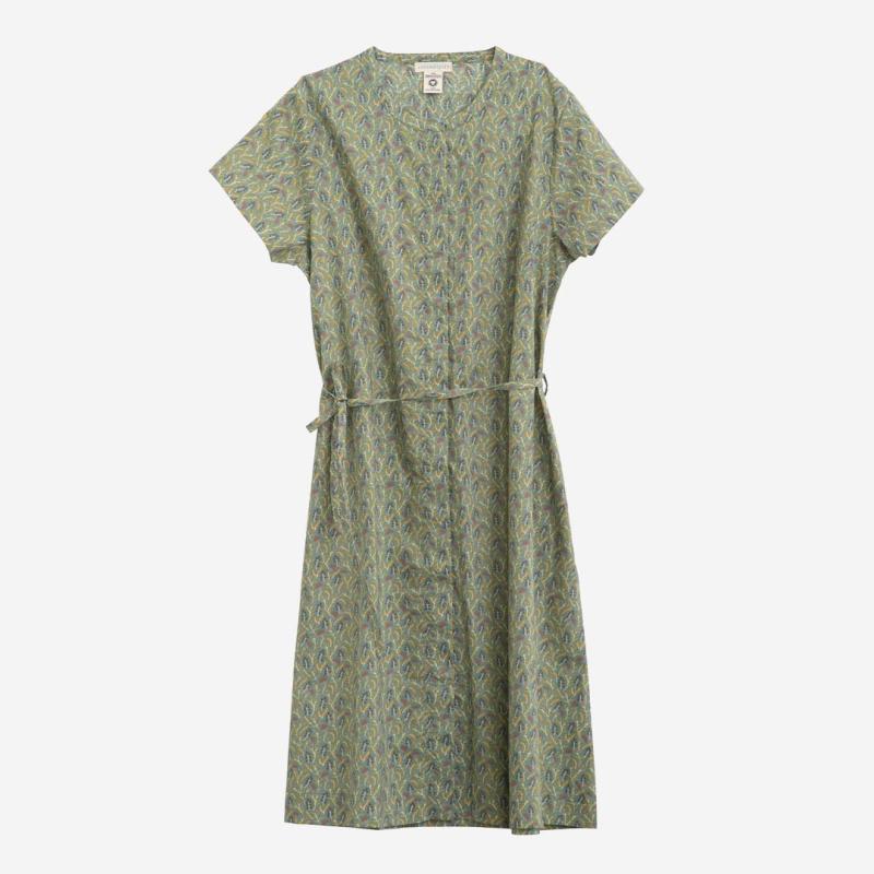 Damen Hemdblusen-Kleid von Serendipity aus Bio-Baumwolle in geranium