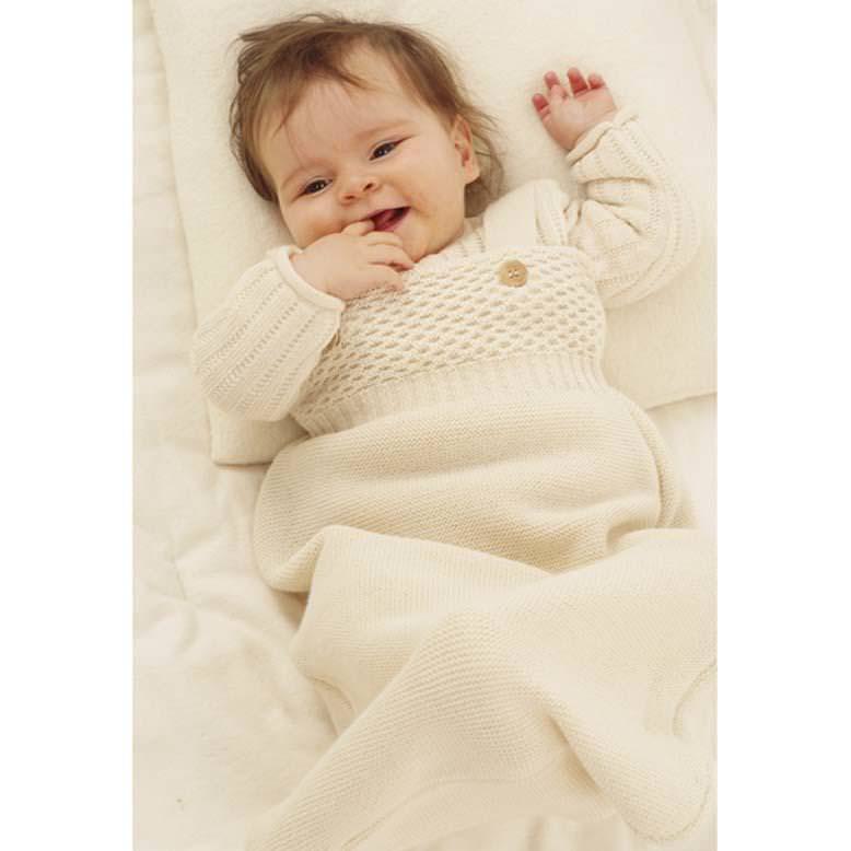 Baby Strick Schlafsack von Disana aus Wolle