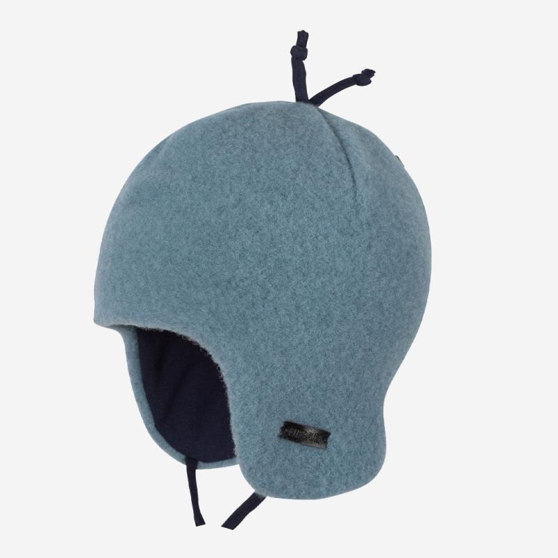Mütze von Pure Pure aus Wollfleece in storm blue