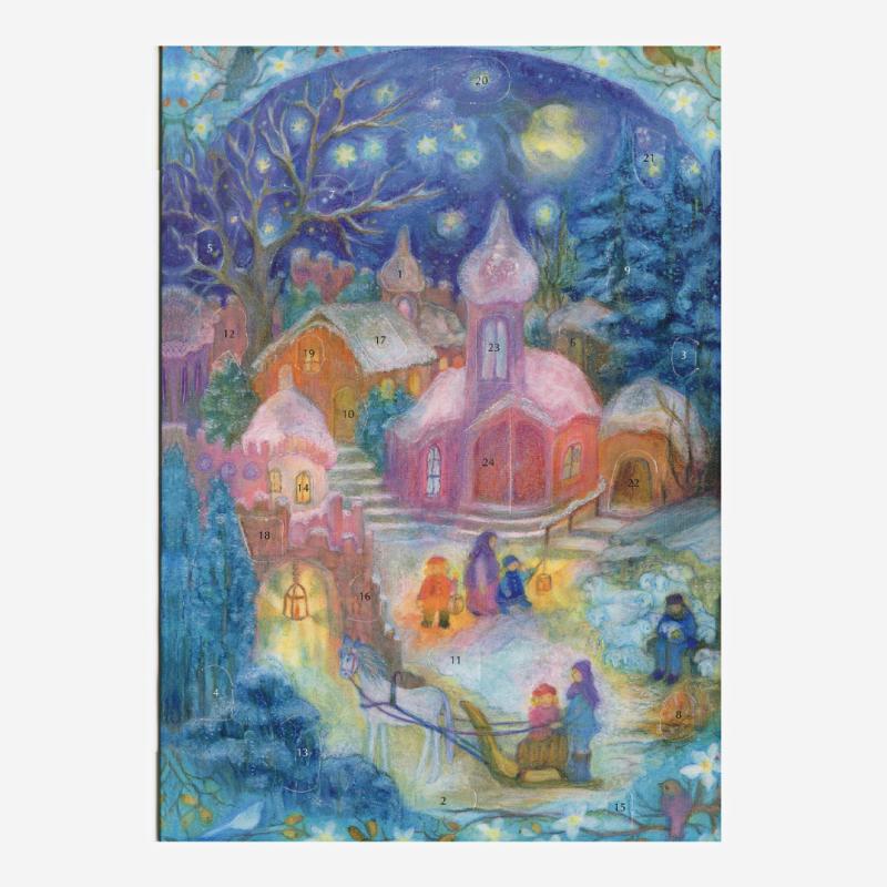 Adventskalender DIN A5 „Die Weihnacht der Kinder" von Angela Koconda