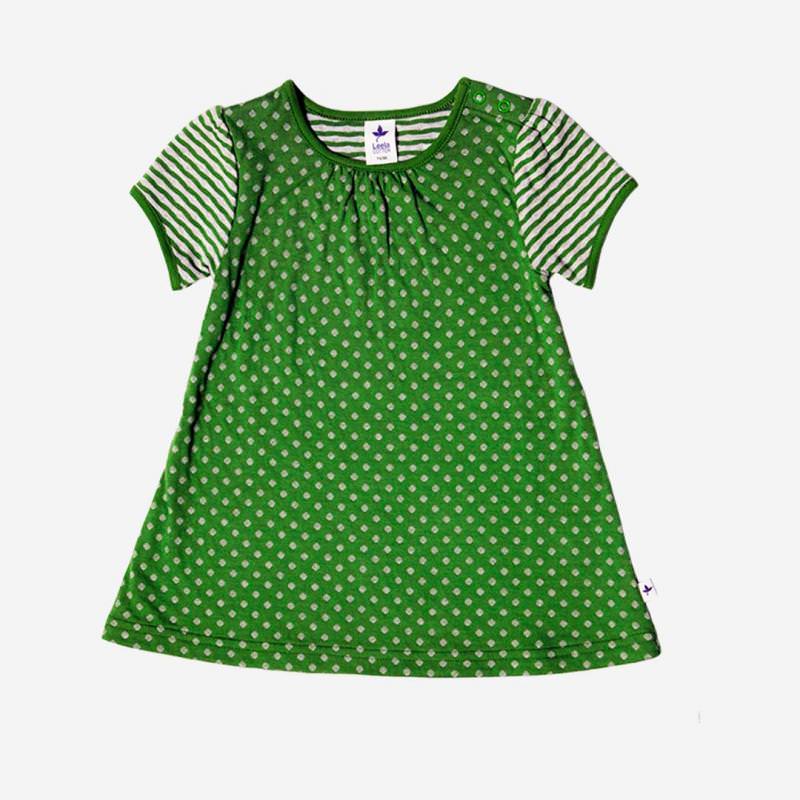 Kleid Baumwolle grün