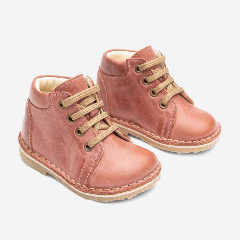 Oma Lace LUX Lauflernschuh old rose