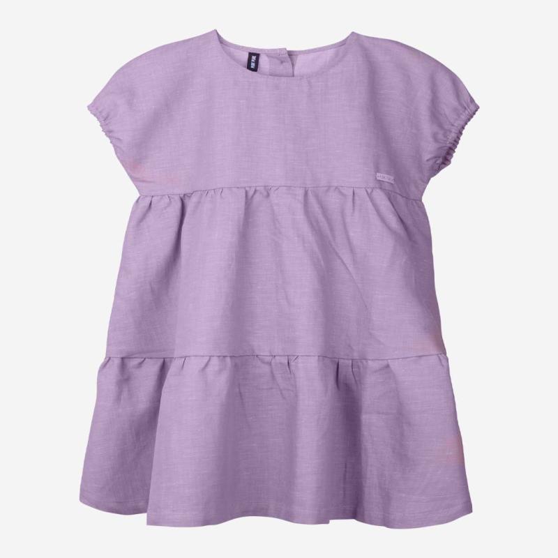 Kinder Mini-Kleidchen von Pure Pure by Bauer aus Bio-Baumwolle und Leinen in lavender