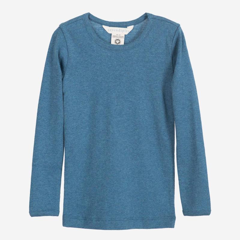 Structure Sweater Wolle sky melange