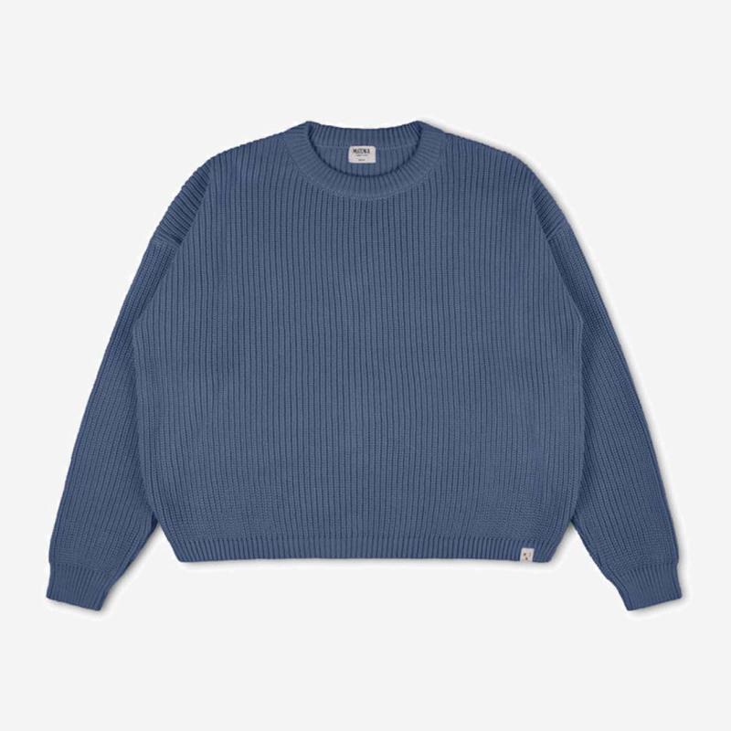 Damen Sweater Everyday von Matona aus Bio-Baumwolle in ash blue