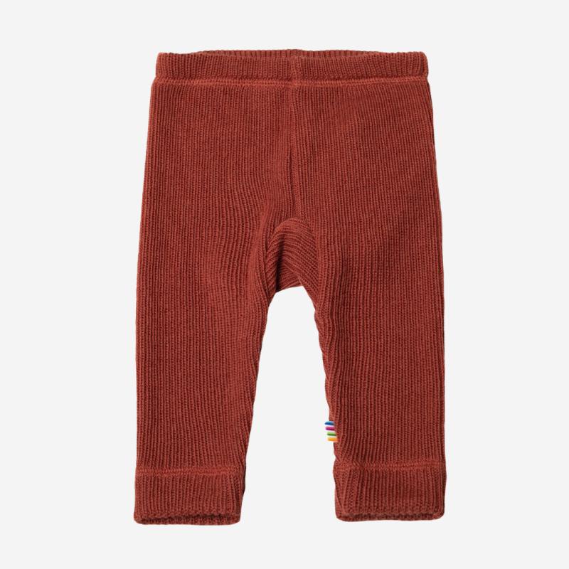 Baby und Kinder Leggings von Joha aus Wolle in chili rot