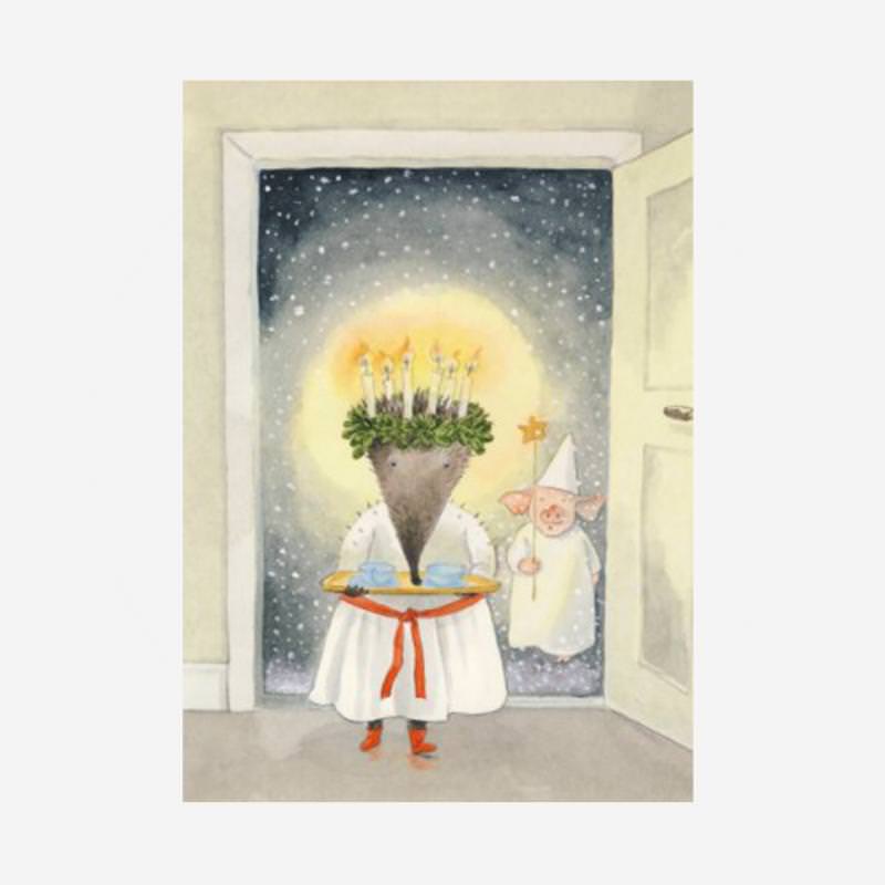 Postkarte „Neujahrssinger“ (L. Anderson)