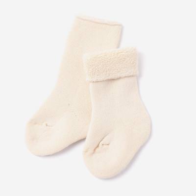 Baby Socken von Grödo aus Frottee aus Bio-Baumwolle in natur