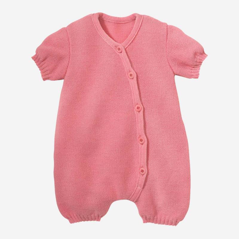 Baby Spieler von Disana aus Wolle in rosa