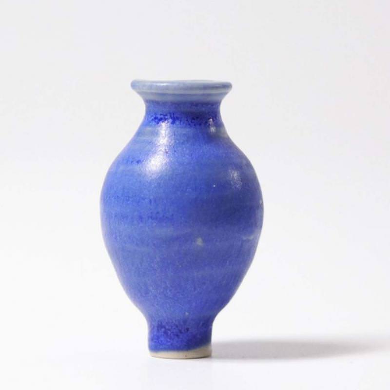 Figurenstecker blaue Vase