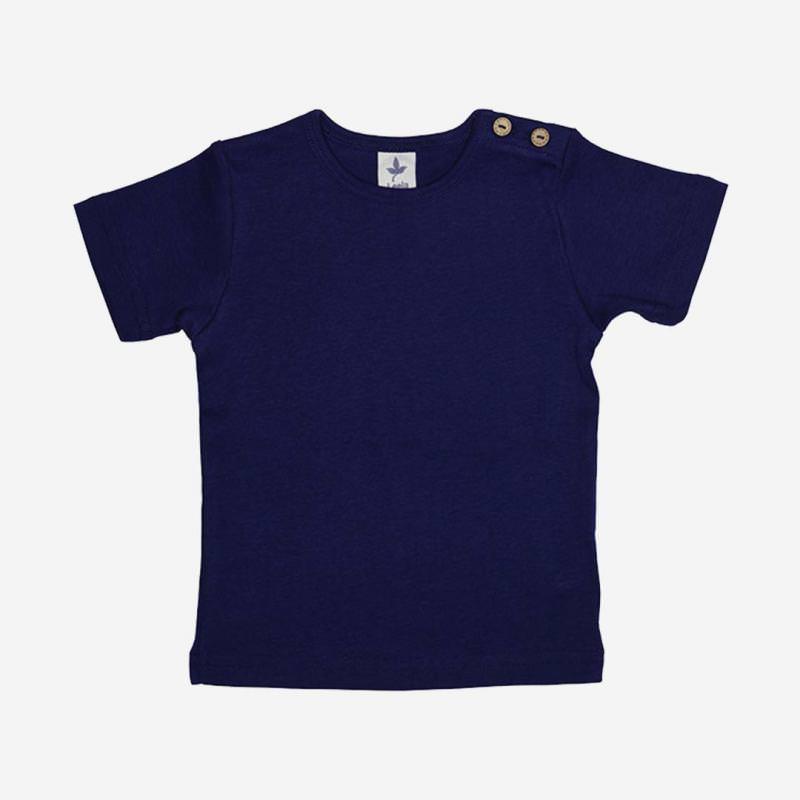 T-Shirt von Leela Cotton aus Bio-Baumwolle in dunkelblau