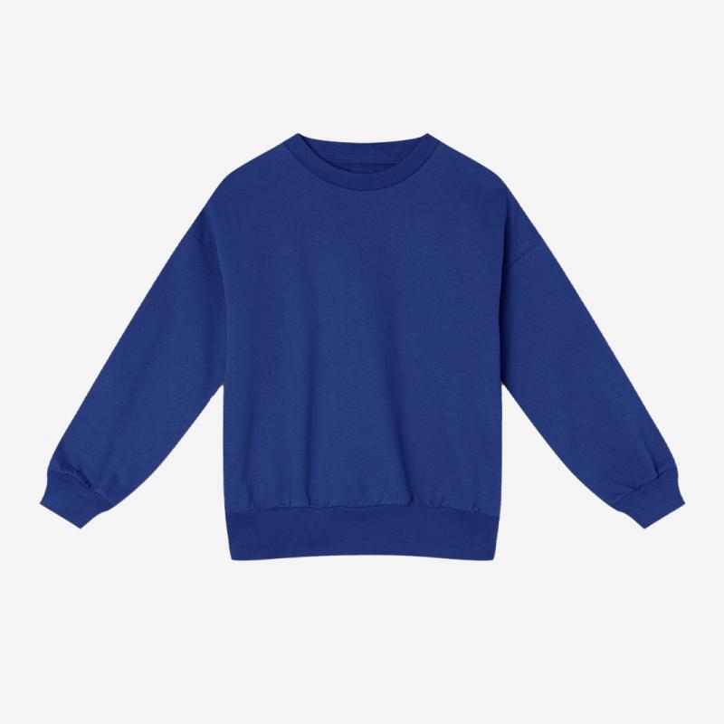 Kinder Boxy Sweater von Orbasics aus Bio-Baumwolle in cobalt blue