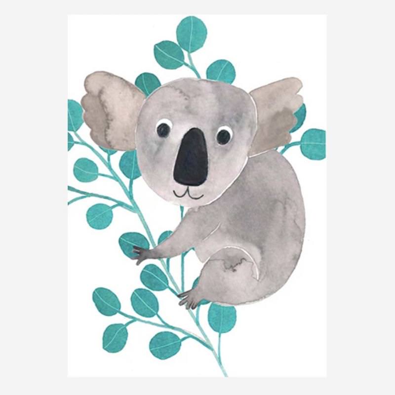 Postkarte „Koala“ von Frau Ottilie