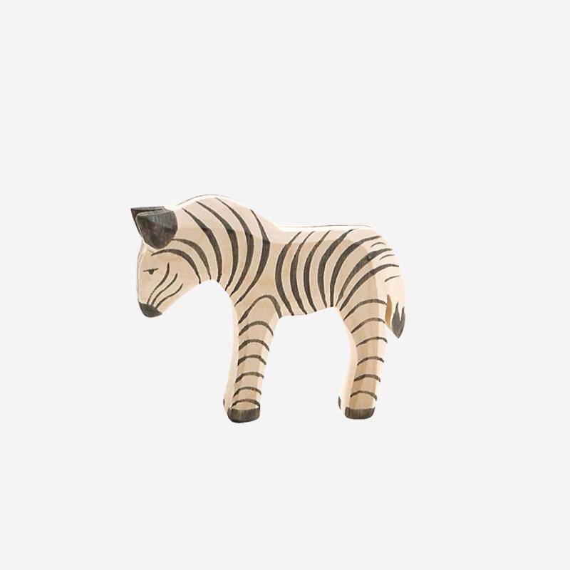 Holzfigur Zebra klein von Ostheimer
