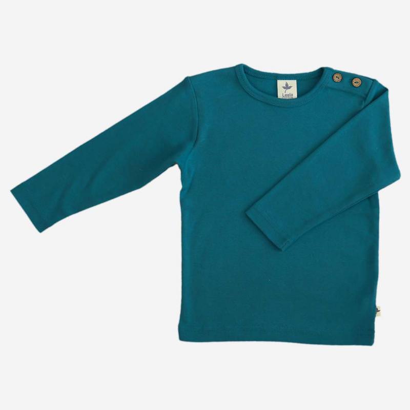 Shirt Baumwolle ozeanblau