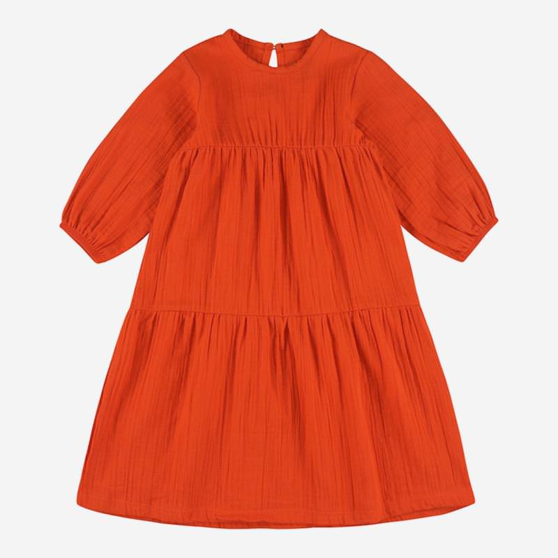 Kinder Kleid RUBY von Lily Balou aus Bio-Baumwolle in orange