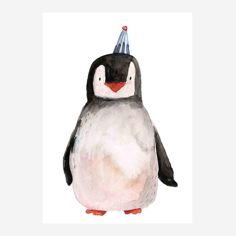 Postkarte „Pinguin" von Halfbird