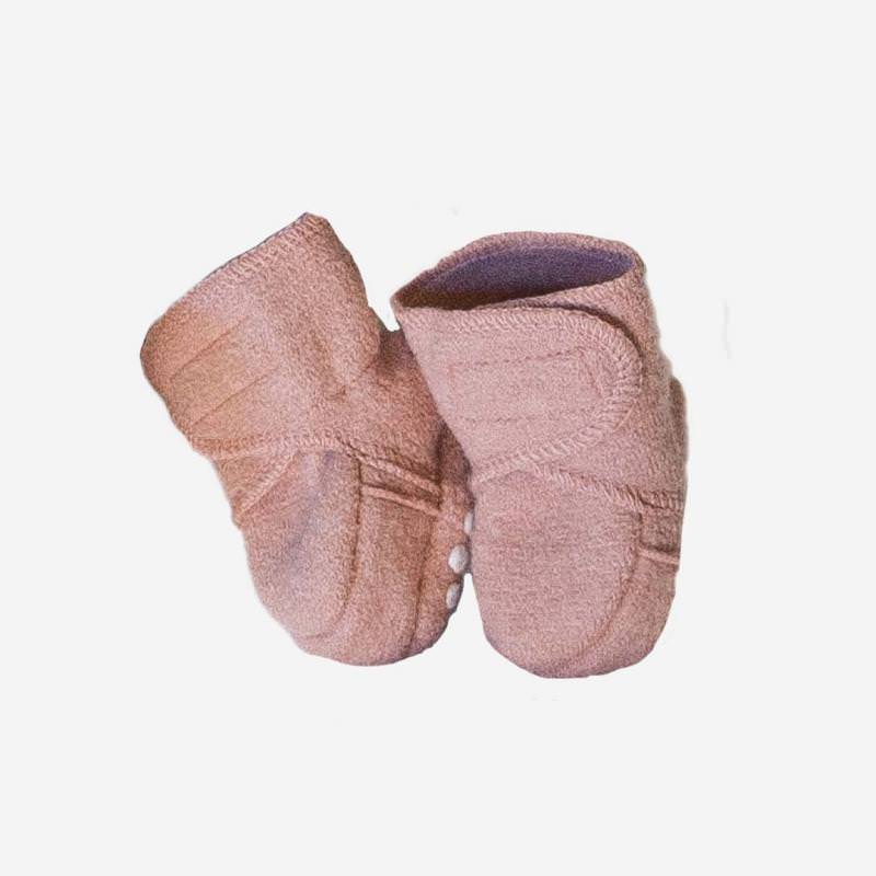 Baby Walk-Schuhe von Disana aus Wolle in rosé