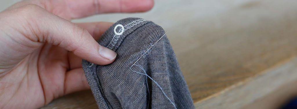 Löcher stopfen Schritt-für-Schritt | Lila Lämmchen Onlineshop