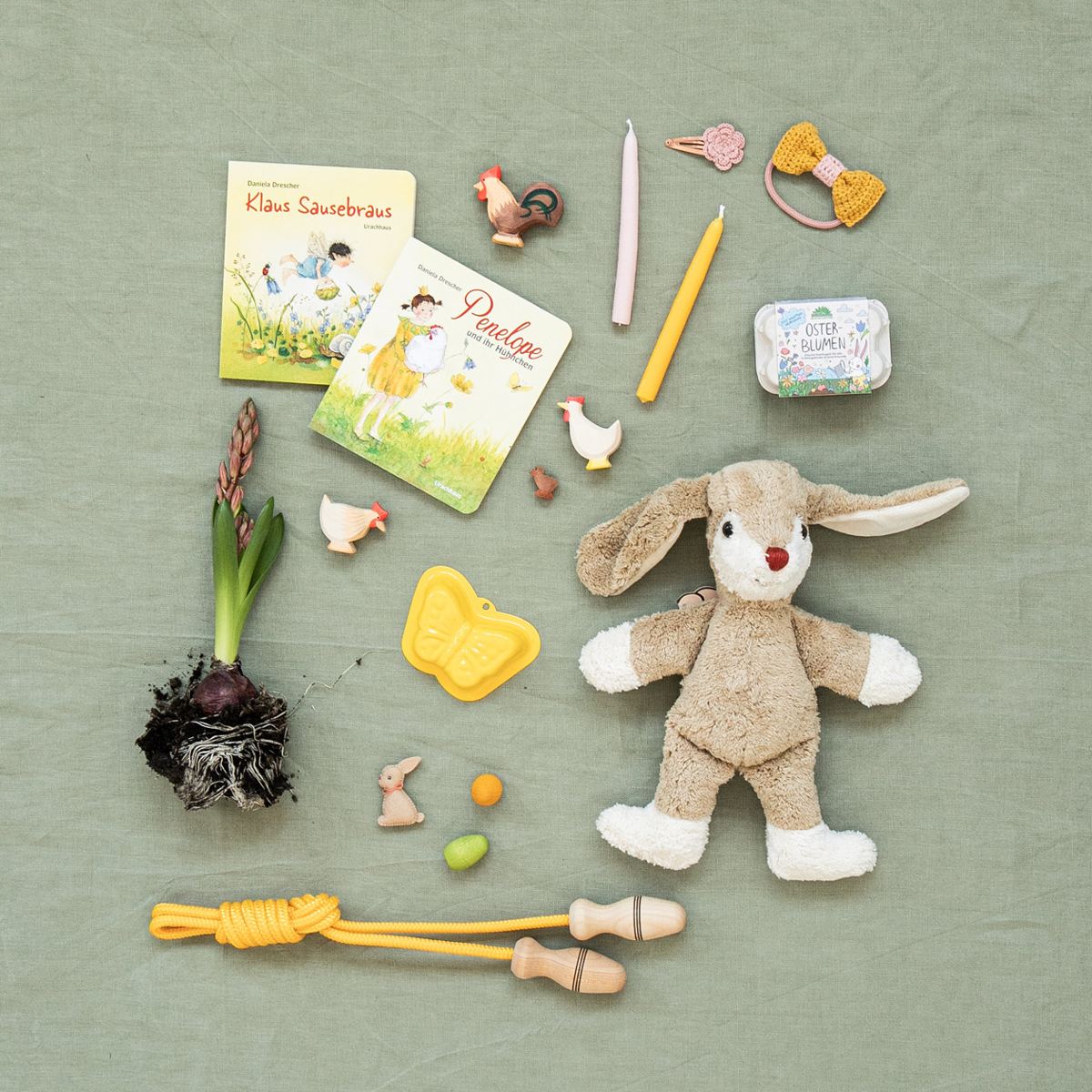 Dekoration, kleine und große Geschenke für Ostern