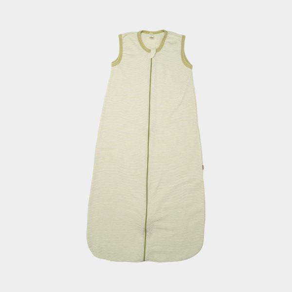 Schlafsack ohne Arm Wolle/Seide Ringel kiwi 3 (110 cm)