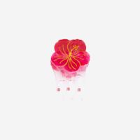 Mini Haarklammer Hibiskus