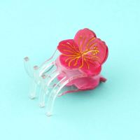 Mini Haarklammer Hibiskus