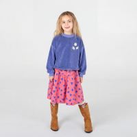 Sweatshirt Bio-Baumwolle daisies lavender